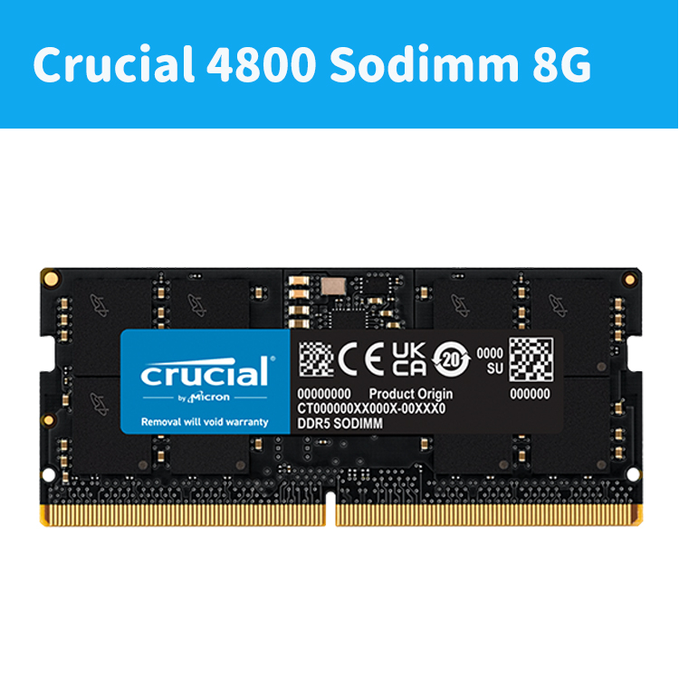 Crucial DDR5 4800 8G 8GB sodimm CL40 RAM 美光 筆電用記憶體