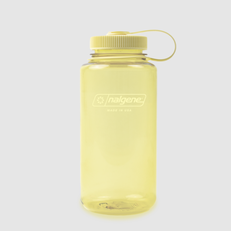 nalgene 500/1000 ml寬口窄口登山戶外運動水壺-奶油-現貨/電子發票