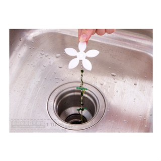 居家創意小物 Drain wig TV水槽毛髮清理器廚房管道疏通器家用水槽防堵清潔鉤
