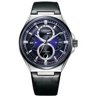 CITIZEN 星辰 GENT'S Eco三曆月相紳士男手錶(BU0066-11W)紫/42mm
