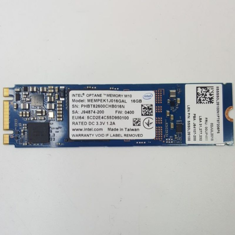 INTEL傲騰Optane 16G固態SSD NVMe M.2群暉Synology DS720+ NAS 快取 加速
