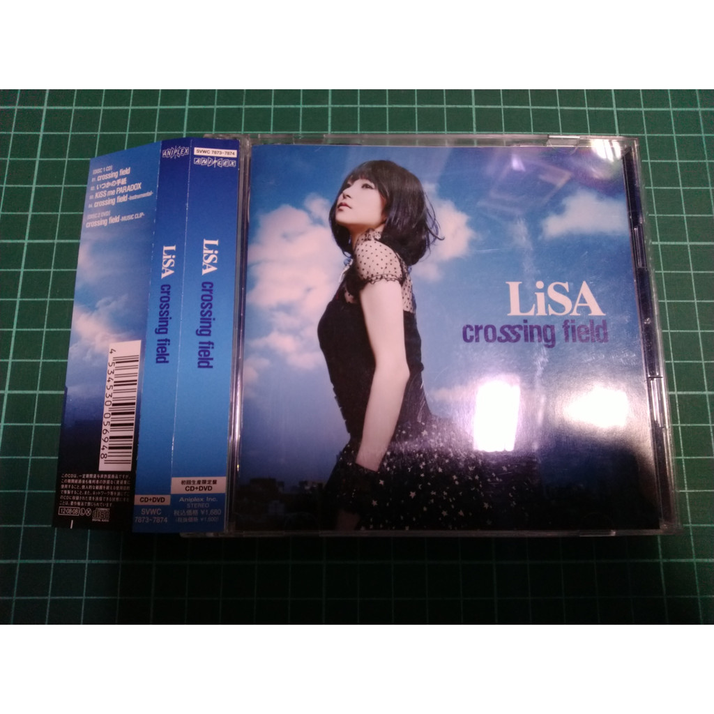 CD+DVD 初回限定盤 刀劍神域 OP 片頭曲 crossing field LiSA 艾恩葛朗特篇 SAO