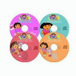 朵拉英文經典兒歌 愛探險的朵拉 4CD