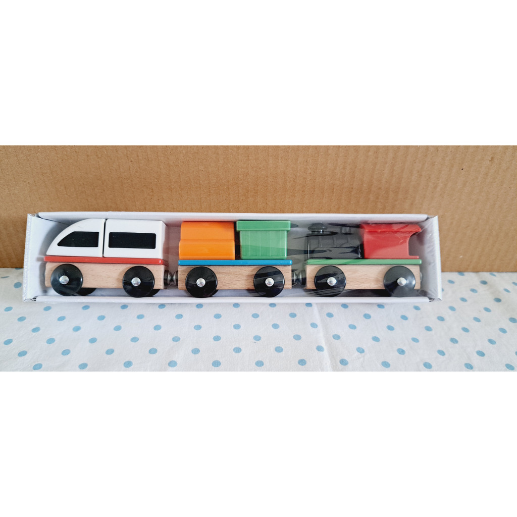 【現貨-全新品】LILLABO 玩具火車 3件組 軌道車 IKEA 宜家家居