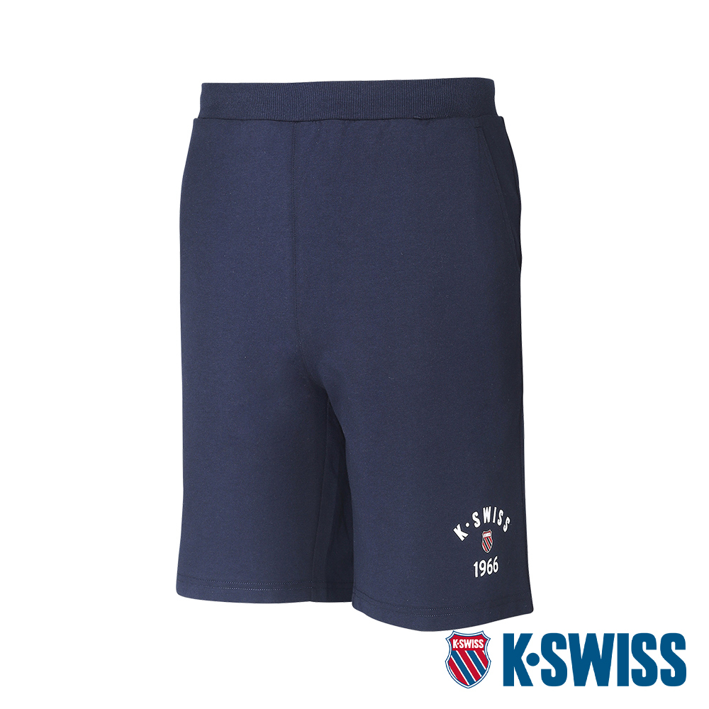 K-SWISS Sweat Shorts棉質短褲-男-藍