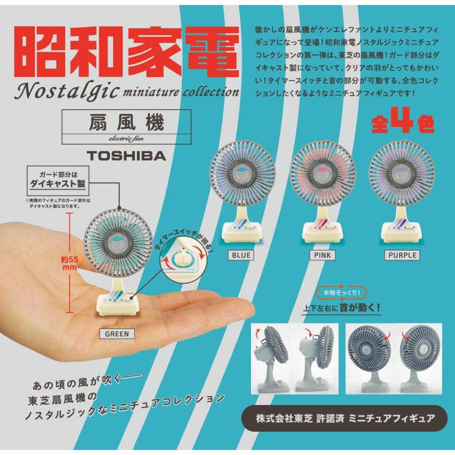 【現貨】Kenelephant 昭和家電 TOSHIBA電風扇 全4款🌸Eliy's Toy Shop