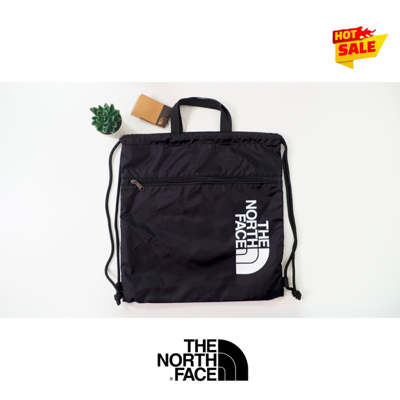 現貨【THE NORTH FACE】JR GYM SACK帆布束口袋 型號NN2PP05R 運動後背包