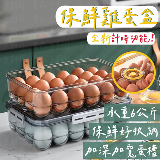 【台灣現貨 附發票】雞蛋盒 保鮮盒 雞蛋收納盒 黃色雞蛋盒 雞蛋保鮮盒 冰箱收納盒 冰箱保鮮盒
