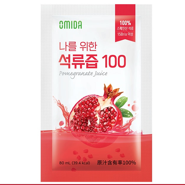 OMIDA  紅石榴汁 80ml 【零食圈】 韓國果汁 石榴汁