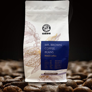 【MR.BROWN 伯朗】精選綜合咖啡豆｜一磅/450g｜