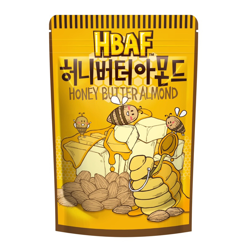 HBAF 杏仁果 蜂蜜奶油 火辣雞風味 辣炒年糕 焦糖杏仁果與蝴蝶餅