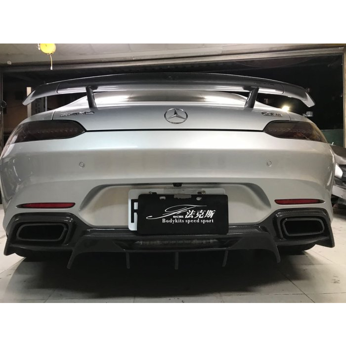 法克斯 Benz AMG GT/GTS/GTC MANSORY GT 碳纖維前下巴 另有側群 後下巴 尾翼