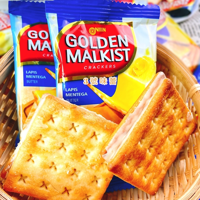 🦄⭐【味覺百撰 】 哦吉 金黃奶油風味蘇打餅3000克 /量販 🟦🟨 奶素🥛 Golden Malkist 蘇打餅 安堡