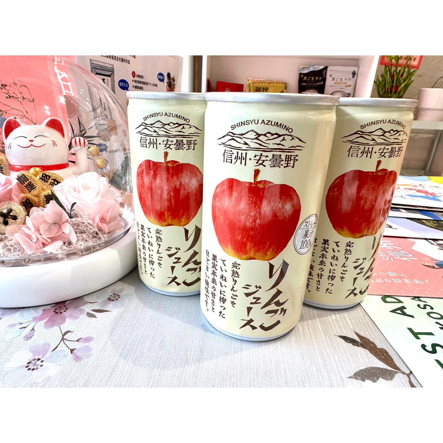 【現貨】日本純蘋果汁 Gold-Pak 信州蘋果汁 安曇野蘋果汁 190ml