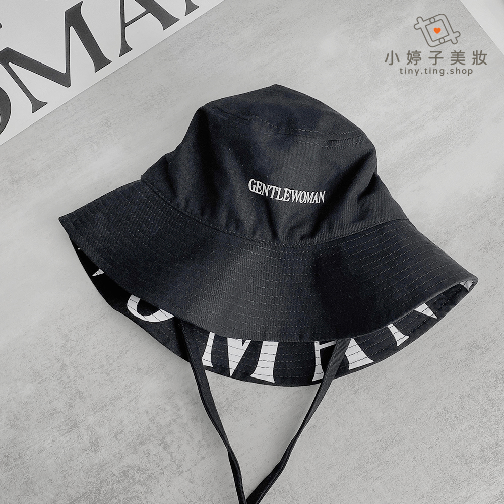 Gentlewoman GW Bucket hat 漁夫帽 黑色 小婷子美妝 泰國潮流時尚品牌