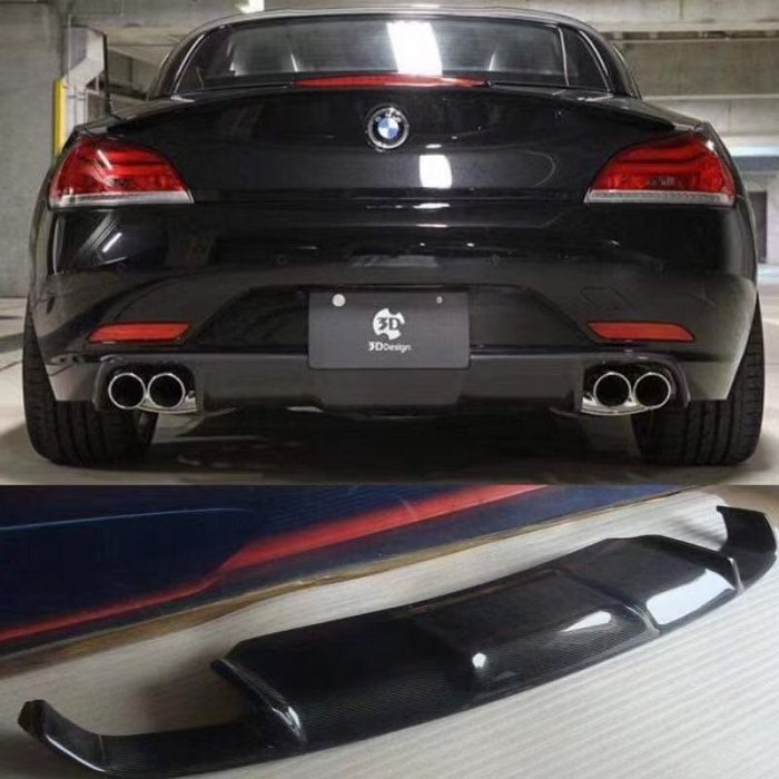 法克斯 BMW Z4 E89碳纖維後下巴