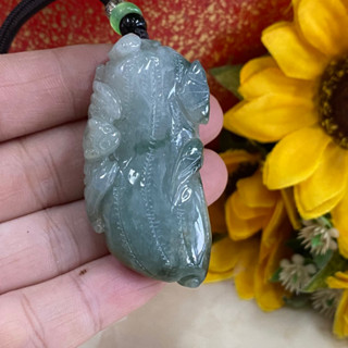 天然翡翠A貨，福在眼前（錢），福瓜 緬甸玉項鍊墜，厚莊