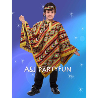 【A&J獨立出貨】台灣製造新款兒童墨西哥cosplay披風萬聖節派對/復活節/玩具/角色扮演/角色服/服飾/男裝