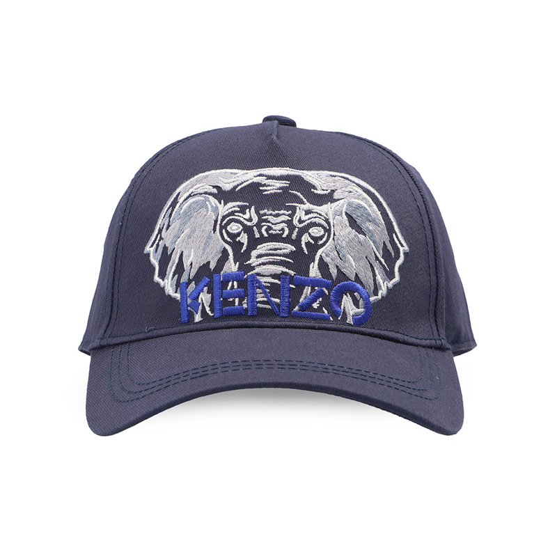 【KENZO】KIDS 刺繡大象logo海軍藍大童棒球帽 K51008 0-082