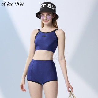 ☆小薇的店☆MIT沙兒斯品牌【亮眼藍色滾黑邊】流行大女二件式短背比基尼泳裝特價690元 NO.B922370(F)