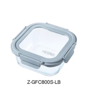 THERMOS 膳魔師】耐熱玻璃保鮮盒 (Z-GFC800S-LB)_800ml