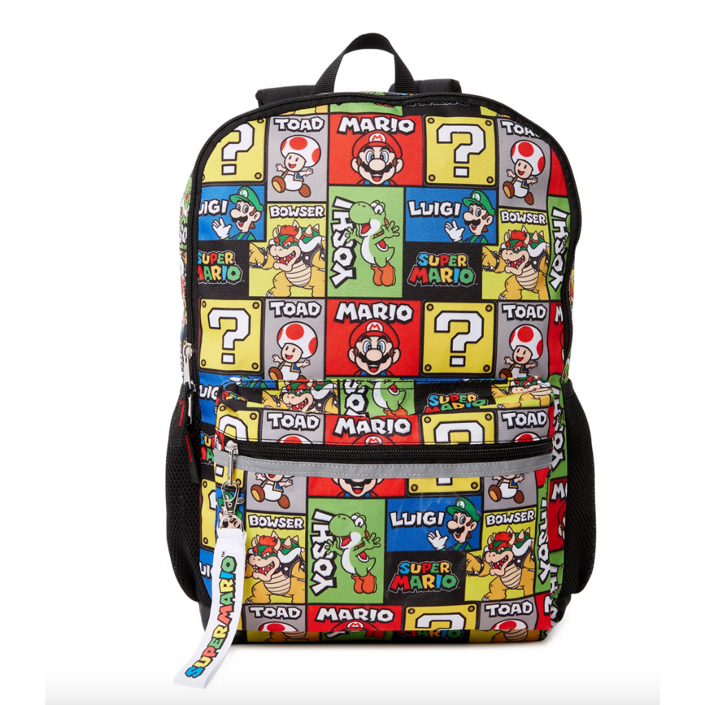 預購🚀正貨🚀美國專櫃 Nintendo Super Mario 超級瑪利歐 瑪利歐 兒童  書包 後背包 包包 17吋