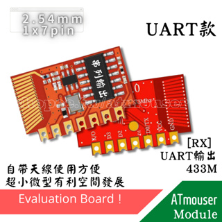 (AT♾️)接收模組,UART介面,點動,對碼,433MHz,自帶天線,遙控器 應用ESP32 RF433 專題