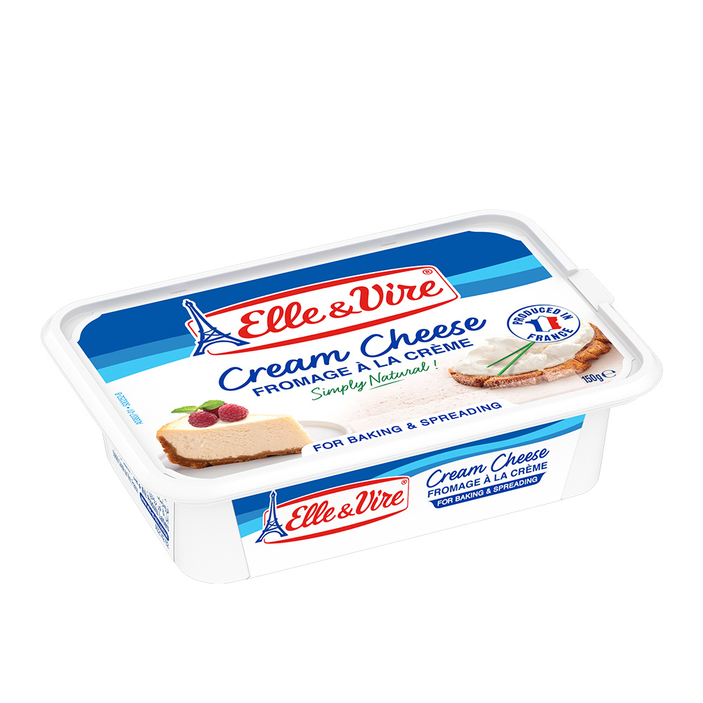 【Elle&amp;Vire 愛樂薇】軟質奶油起司 150g French Cream Cheese 起司抹醬 奶油乳酪