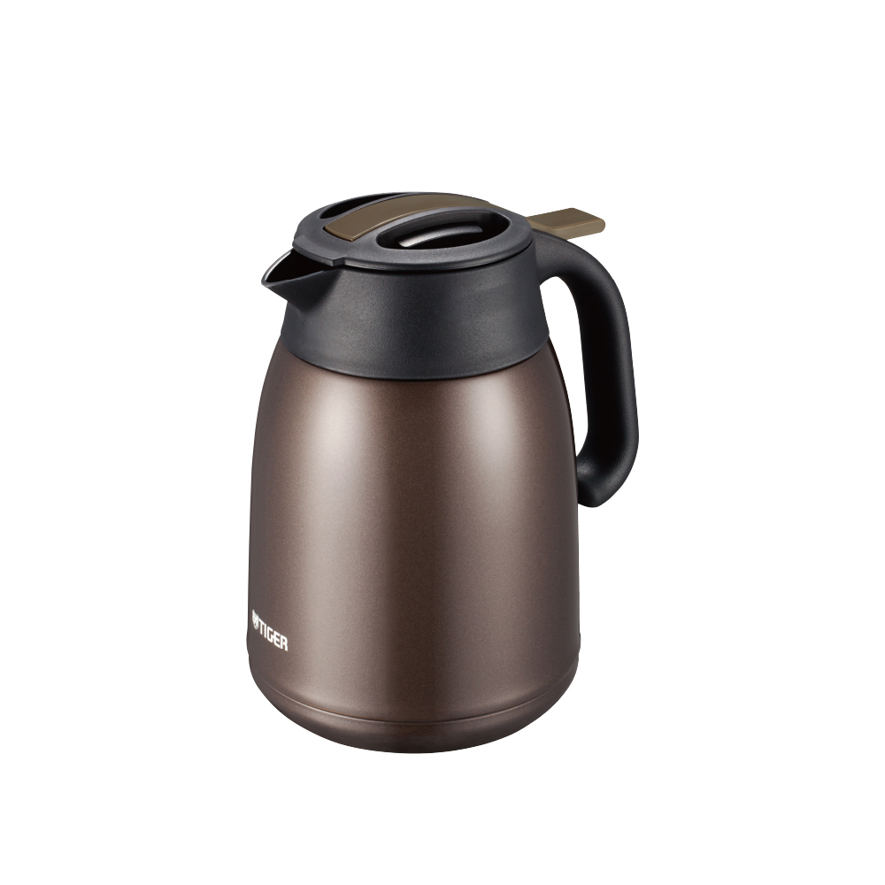 【TIGER虎牌】1.2L提倒式不鏽鋼保冷保溫熱水壺 PWM-B120 深咖啡