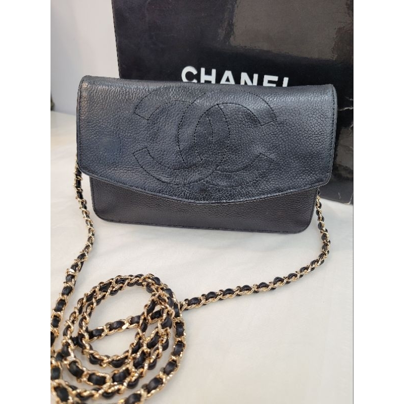 Chanel vintage woc
荔枝皮大雙C真品皮夾斜背鏈包

(特賣)

