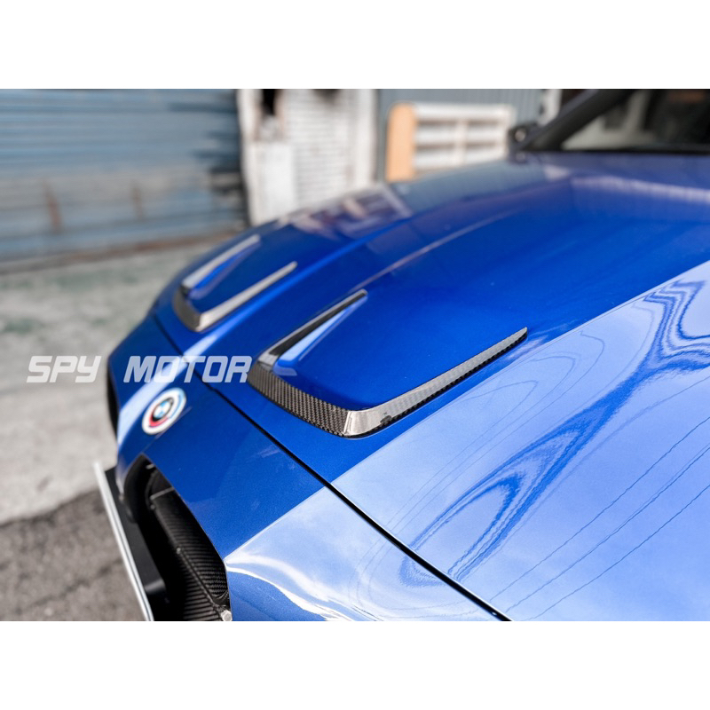 【SPY MOTOR】BMW G80 G82 M3 M4 乾碳纖維引擎蓋飾條