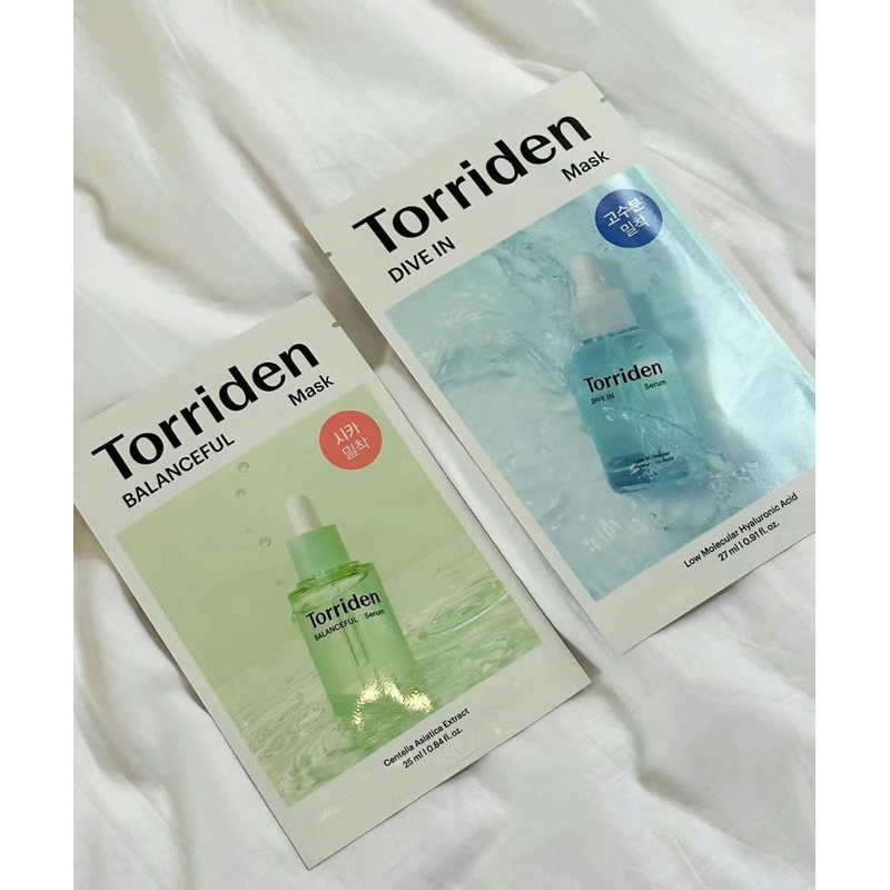 韓國「預購」Torriden 5D微分子玻尿酸面膜 積雪草面膜「一盒10個」