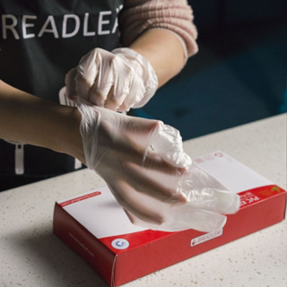 BreadLeaf 一次性食品級矽膠手套 薄款 防油 廚房專用 30隻 小號