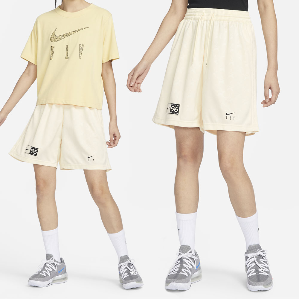 Nike AS W NK SEASONAL SHORT 女 椰奶白 籃球 運動 短褲 DX3949-113