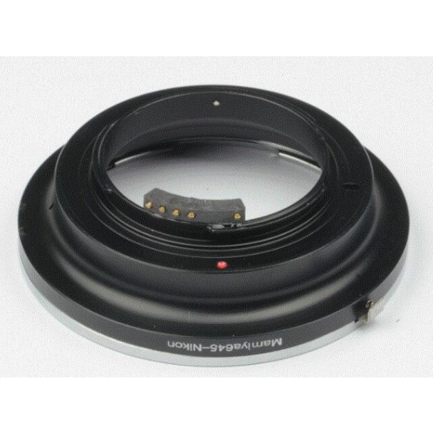 合焦晶片電子式瑪米亞 Mamiya 645 M645鏡頭轉尼康 Nikon F AI單眼單反相機身轉接環 M645-AI