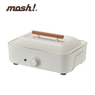 【日本 mosh！】多功能電烤盤 M-HP1 IV (白)