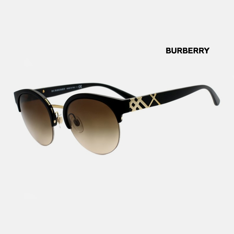 Burberry B4241 博柏利品牌太陽眼鏡｜英倫小臉板材圓形半框墨鏡 女生品牌眼鏡框【幸子眼鏡】