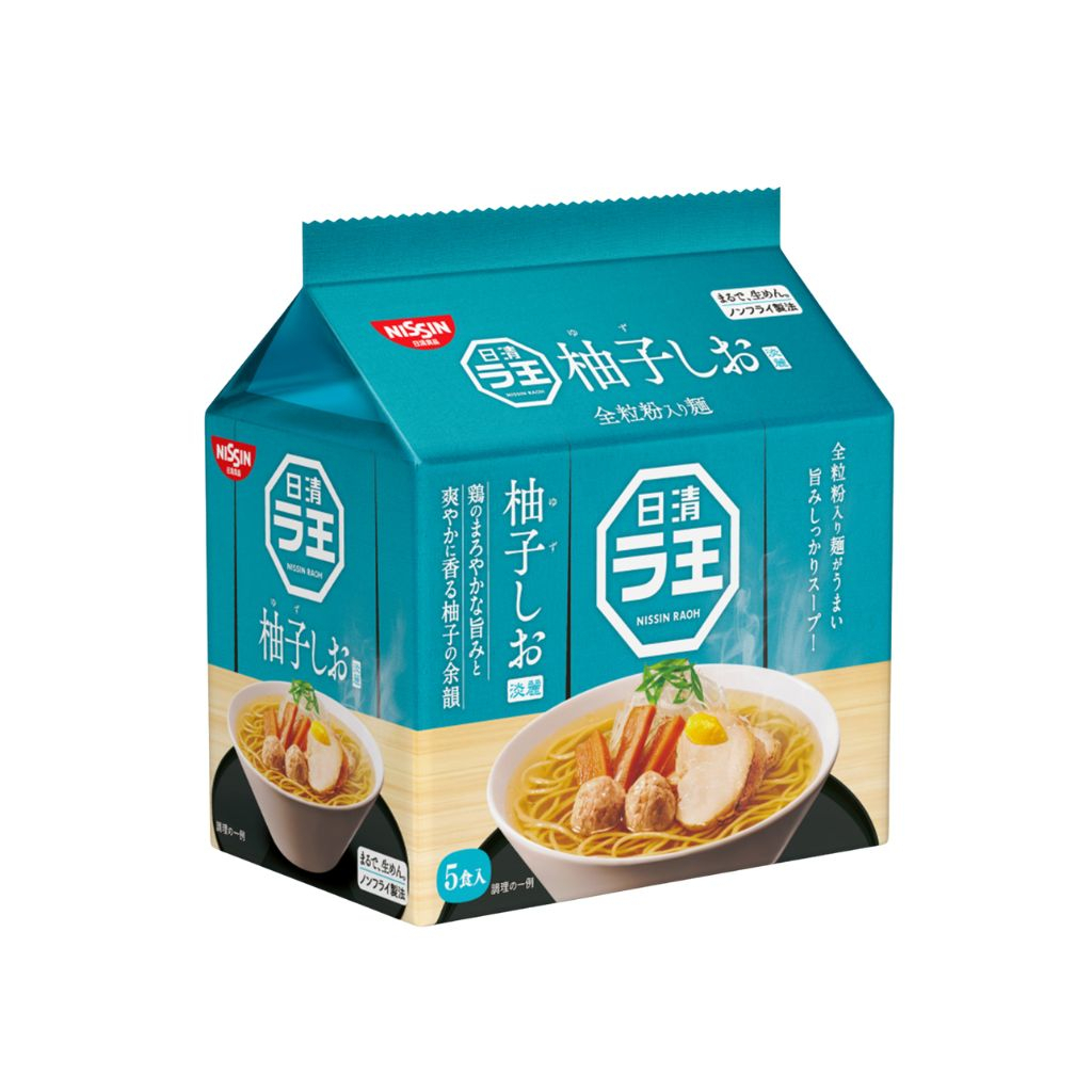 日清麵王5食包麵-柚子鹽風味465g