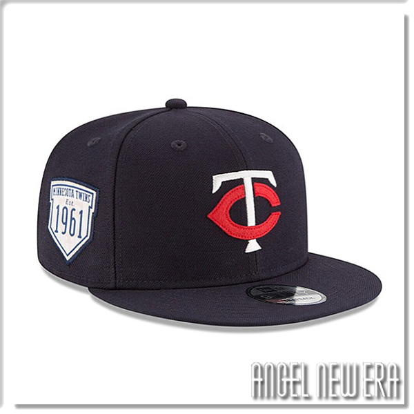 【ANGEL NEW ERA】NEW ERA MLB 明尼蘇達 雙城 1961名人堂 復古 丈青色 棒球帽 9FIFTY