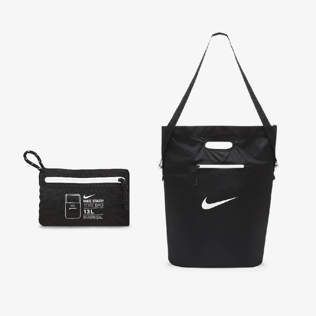 Nike Stash Tote bag 斜背包 托特包 手提袋 黑色 13L 鞋袋 收納袋 球鞋袋 DD1357-010