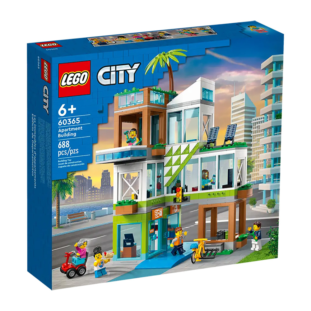 LEGO樂高 City城市系列 公寓大樓 LG60365
