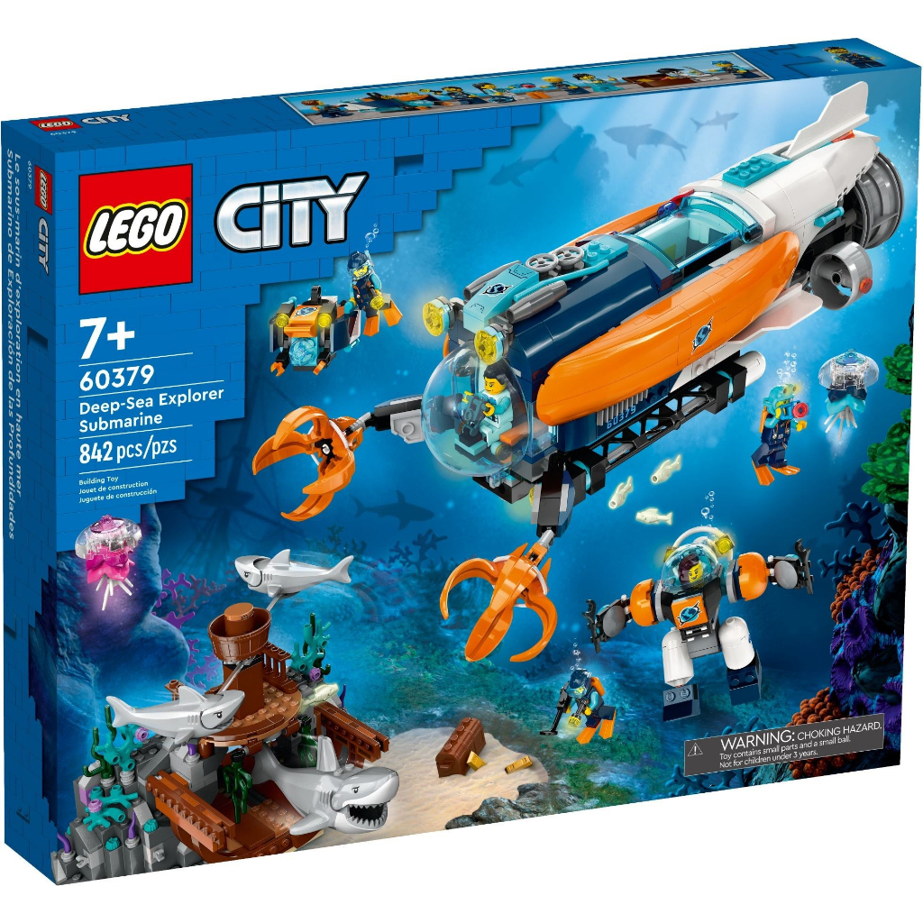 LEGO 60379 深海探險家潛水艇《熊樂家 高雄樂高專賣》CITY 城市系列