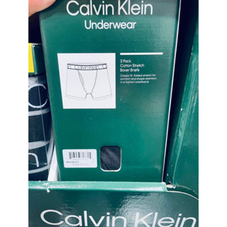 Calvin Klein Underwear 男棉混紡平口褲3入組 S-L (尺寸偏大）