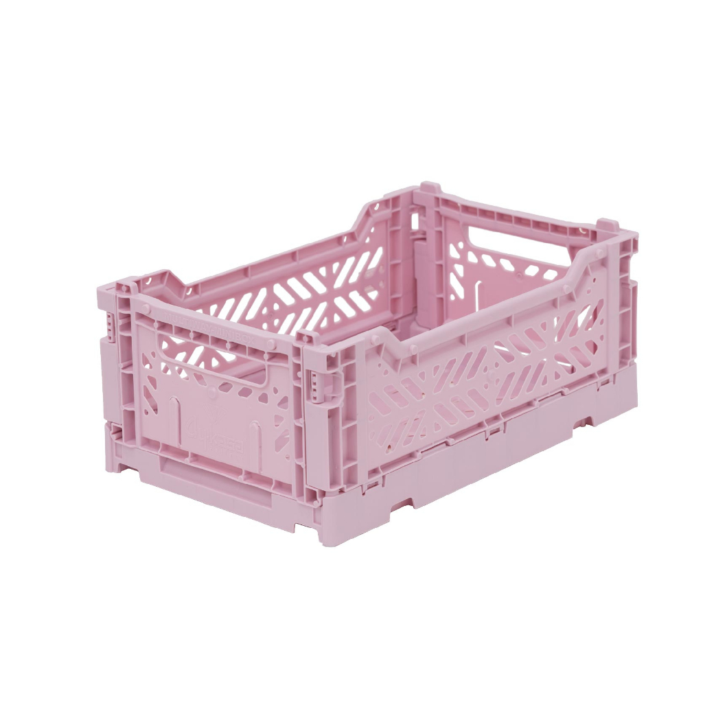 Aykasa土耳其折疊收納箱S-櫻花粉 ｜居家 、戶外、露營、野餐、收納、家具