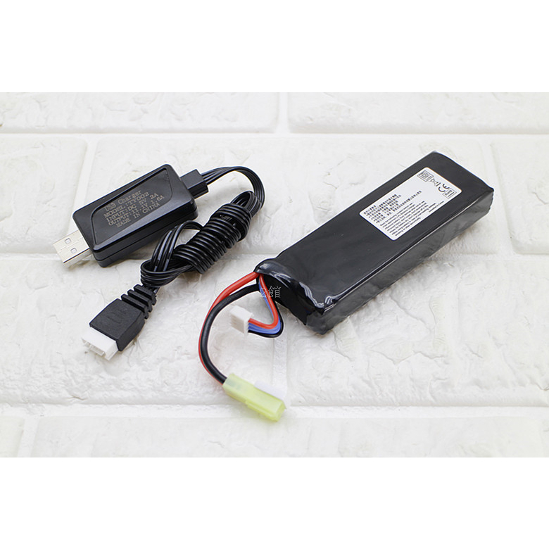 2館 11.1V USB 充電 + 11.1V 鋰電池 標準型( 鋰鐵生存遊戲