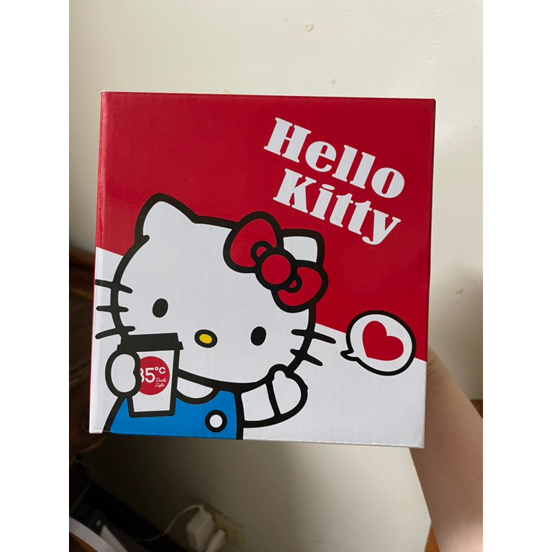 hello kitty 不銹鋼雙層便當盒 保溫餐盒 限量版 絕版 85度C 紅色