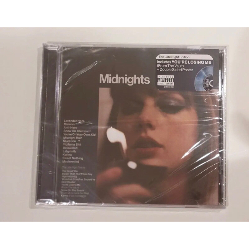 Taylor Swift 泰勒絲 Midnights The Late night Edition 演唱會限定專輯CD