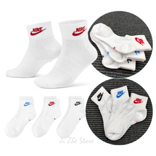 【吉喆】現貨 Nike Socks 3雙入 3色 LOGO 排汗 薄底 短襪 過踝襪 運動襪 DX5074-911