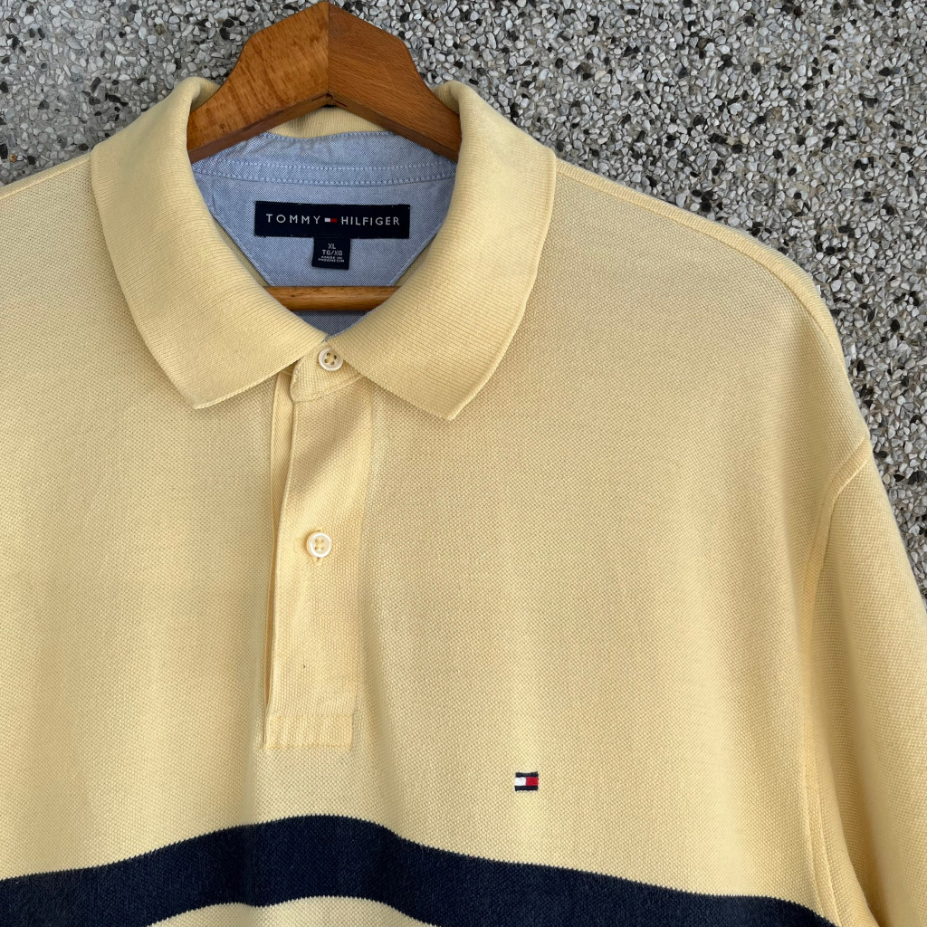 [Oldman Vintage]Tommy Hilfiger POLO衫 復古 短袖 古著 XL號 TS23