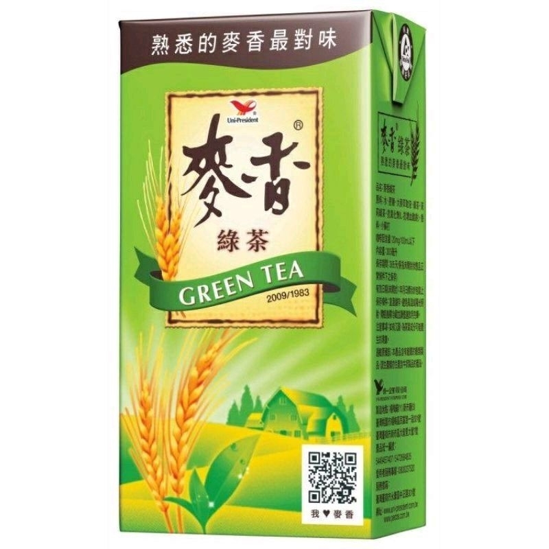 統一 麥香綠茶 300ml